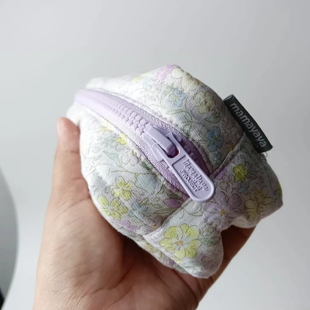 PENCIL CASE_BUNGA UNGU PASTEL