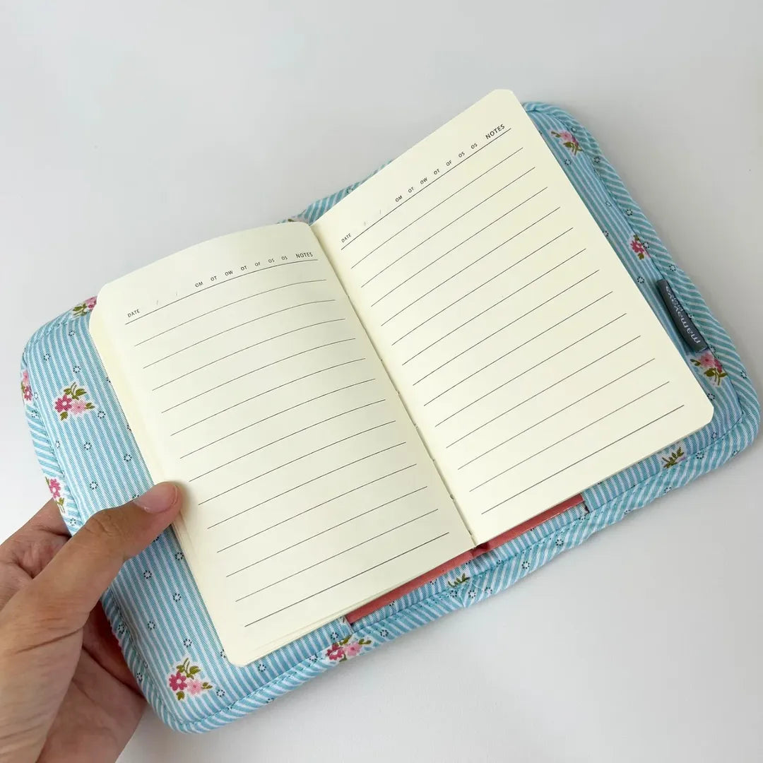 MINI "JOURNAL IBU"_BUNGA GARIS BIRU