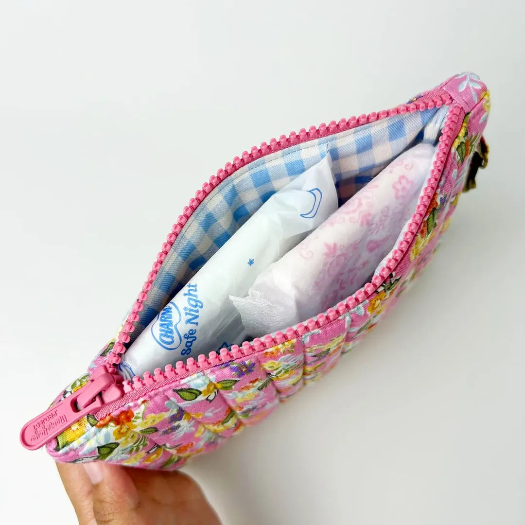SLIM POUCH_BUNGA PINK