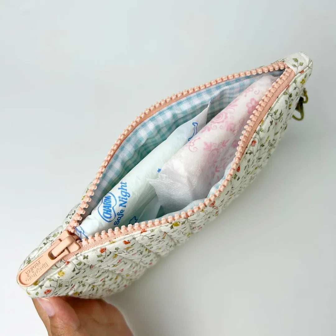 SLIM POUCH_GLOXINIA GREEN RED