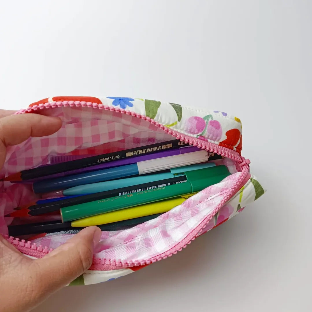 PENCIL CASE_BUNGA LUKIS CANTIK