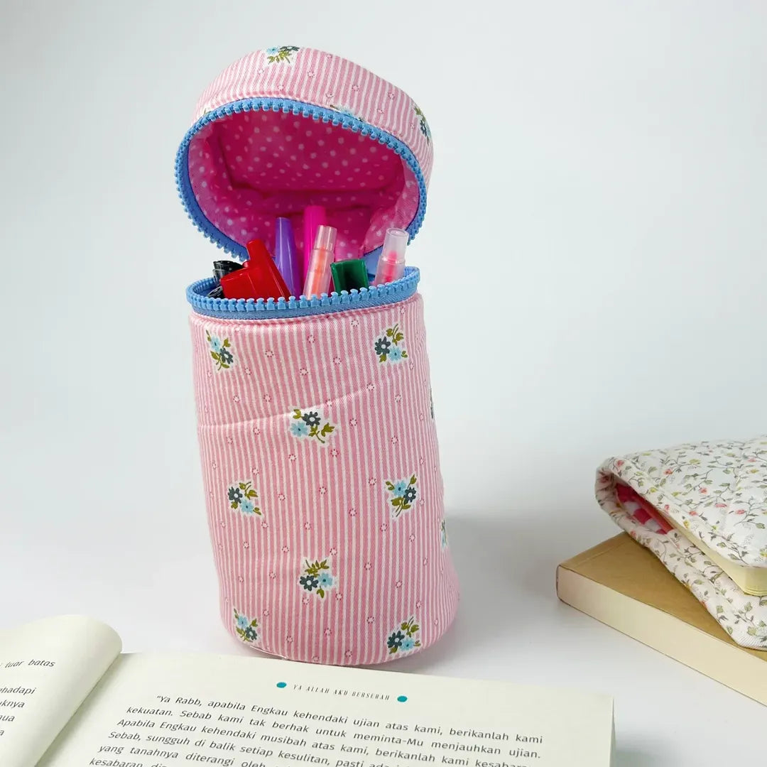 PENCIL TUBE_BUNGA GARIS PINK