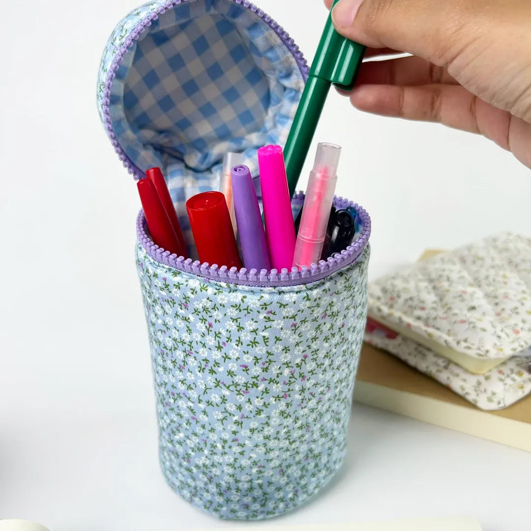 PENCIL TUBE_BUNGA MINI DASAR BIRU