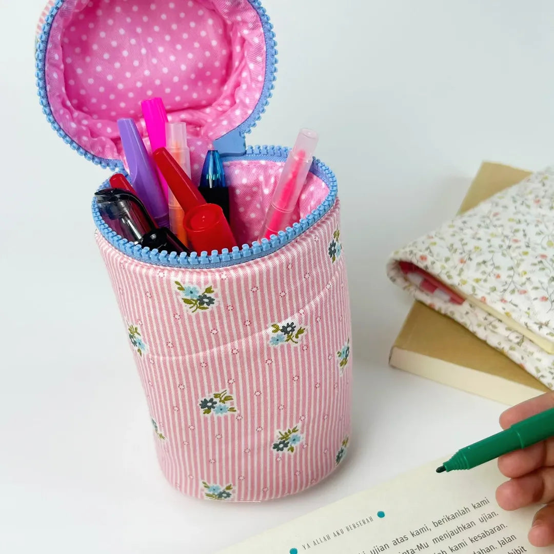 PENCIL TUBE_BUNGA GARIS PINK