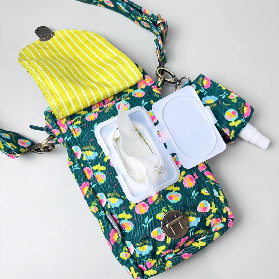PHONE WALLET POUCH (PWP) + HS HOLDER_C7087_MINI AMARA FOREST GREEN (WR)