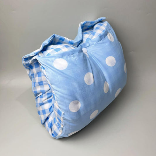 TRAVEL NURSING ARM PILLOW_⁠⁠⁠A7126_POLKA BIRU BESAR (KATUN)