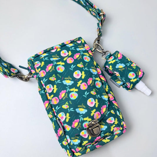 PHONE WALLET POUCH (PWP) + HS HOLDER_C7087_MINI AMARA FOREST GREEN (WR)
