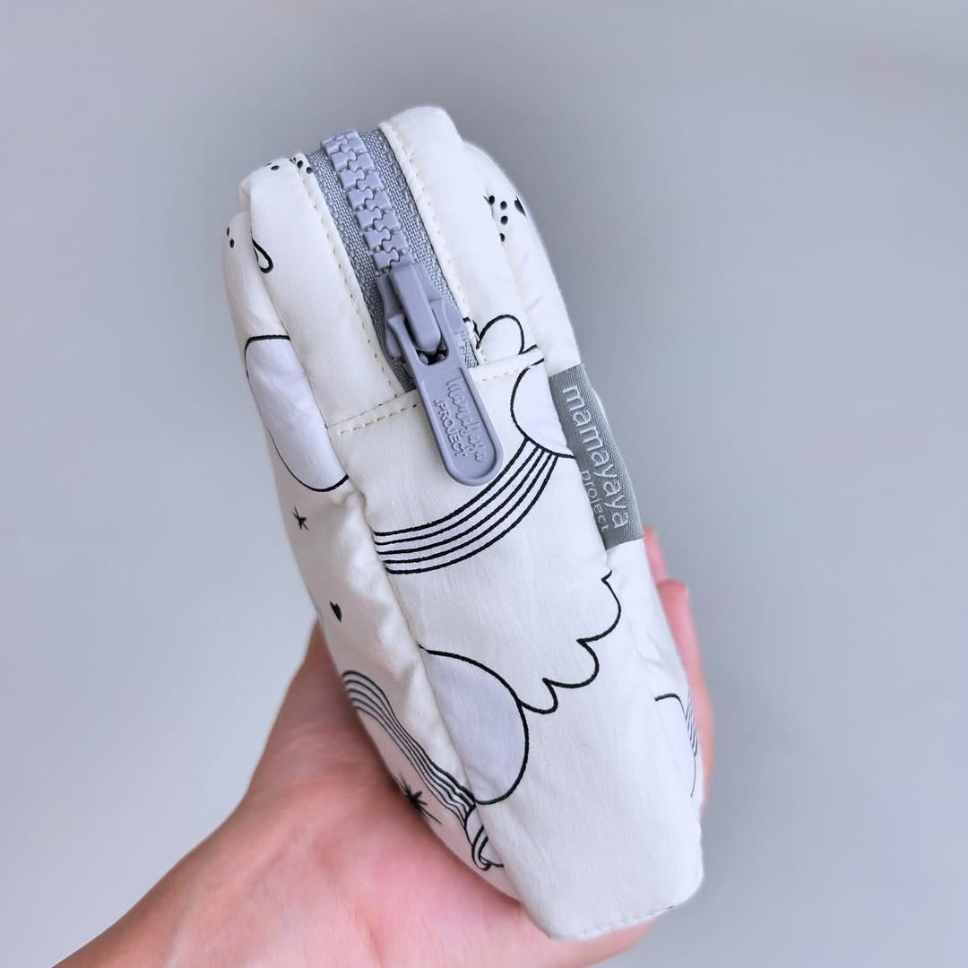 MINI POUCH PUFFY_A7027_DOODLE SKY