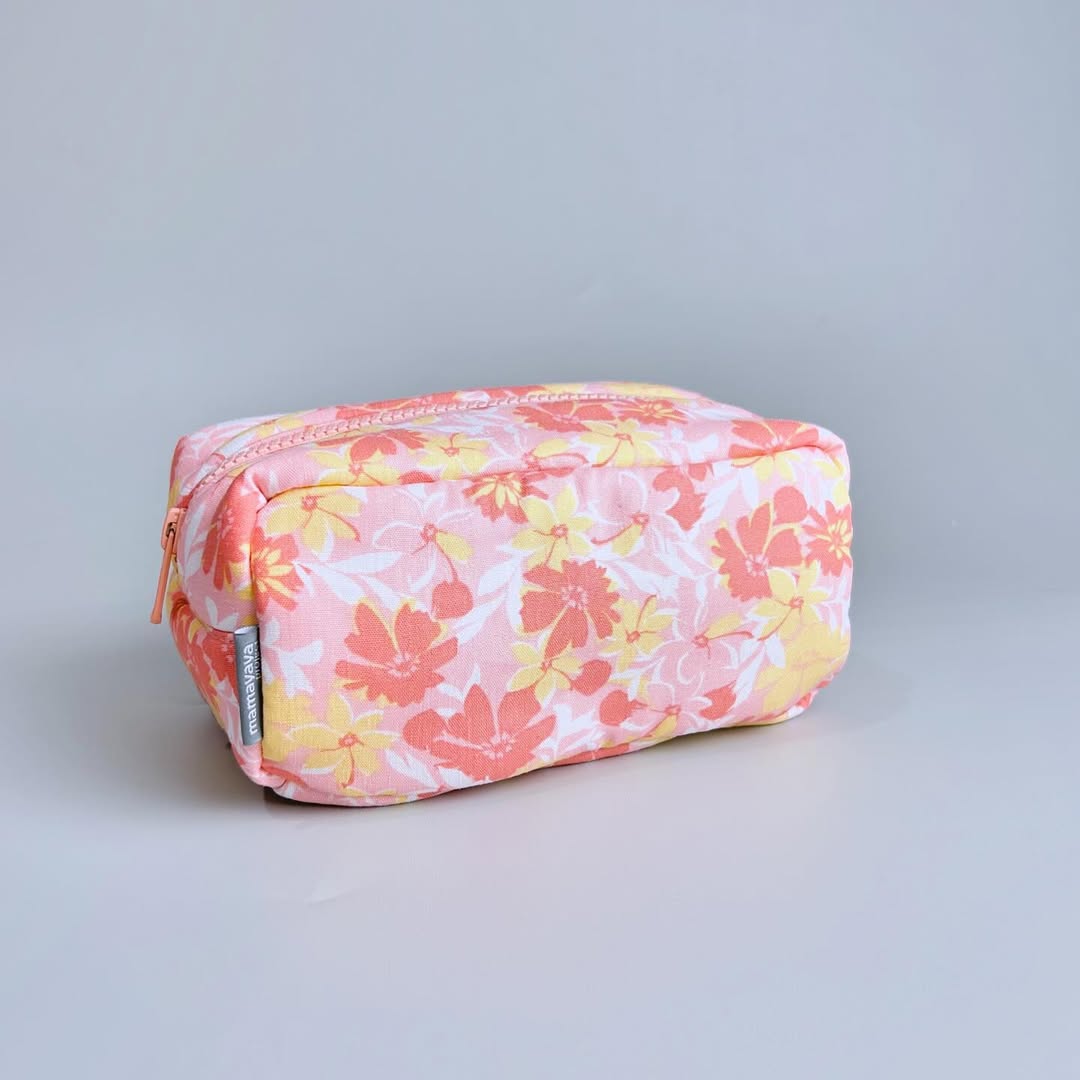 COSMETIC POUCH PUFFY_C7037_OLEANDER PEACH