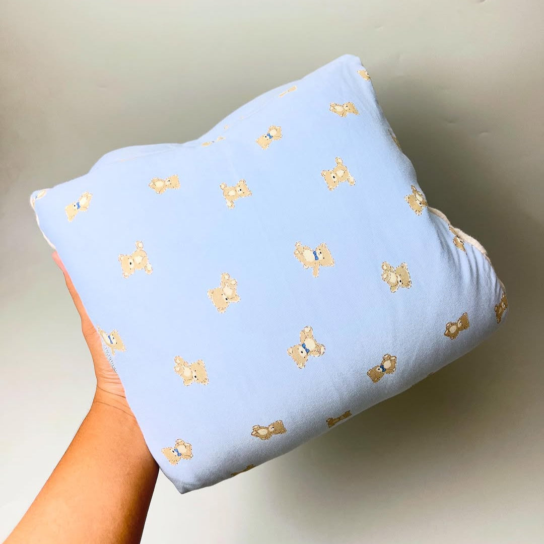 TRAVEL NURSING ARM PILLOW_⁠⁠⁠B7085_TEDDY BEAR BLUE