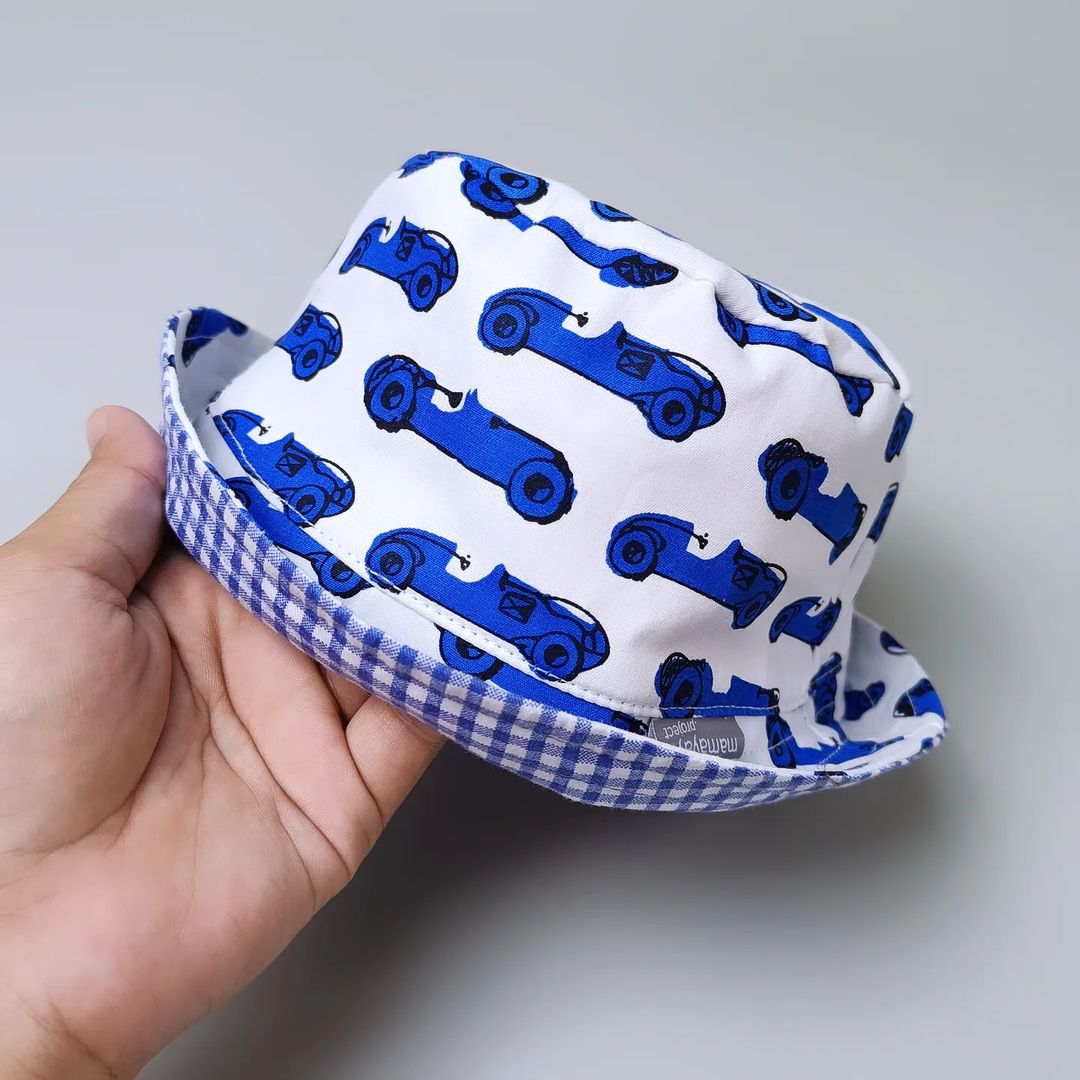 BUCKET HAT_A6091_FERRARI BLUE_58