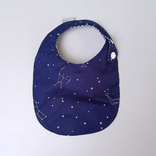 ROUND BIBS_A6124_RASI BINTANG NAVY