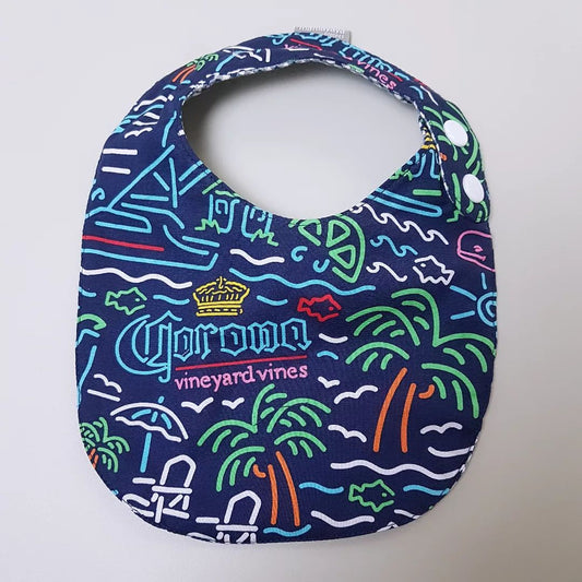 ROUND BIBS_A6125_BEACH NAVY