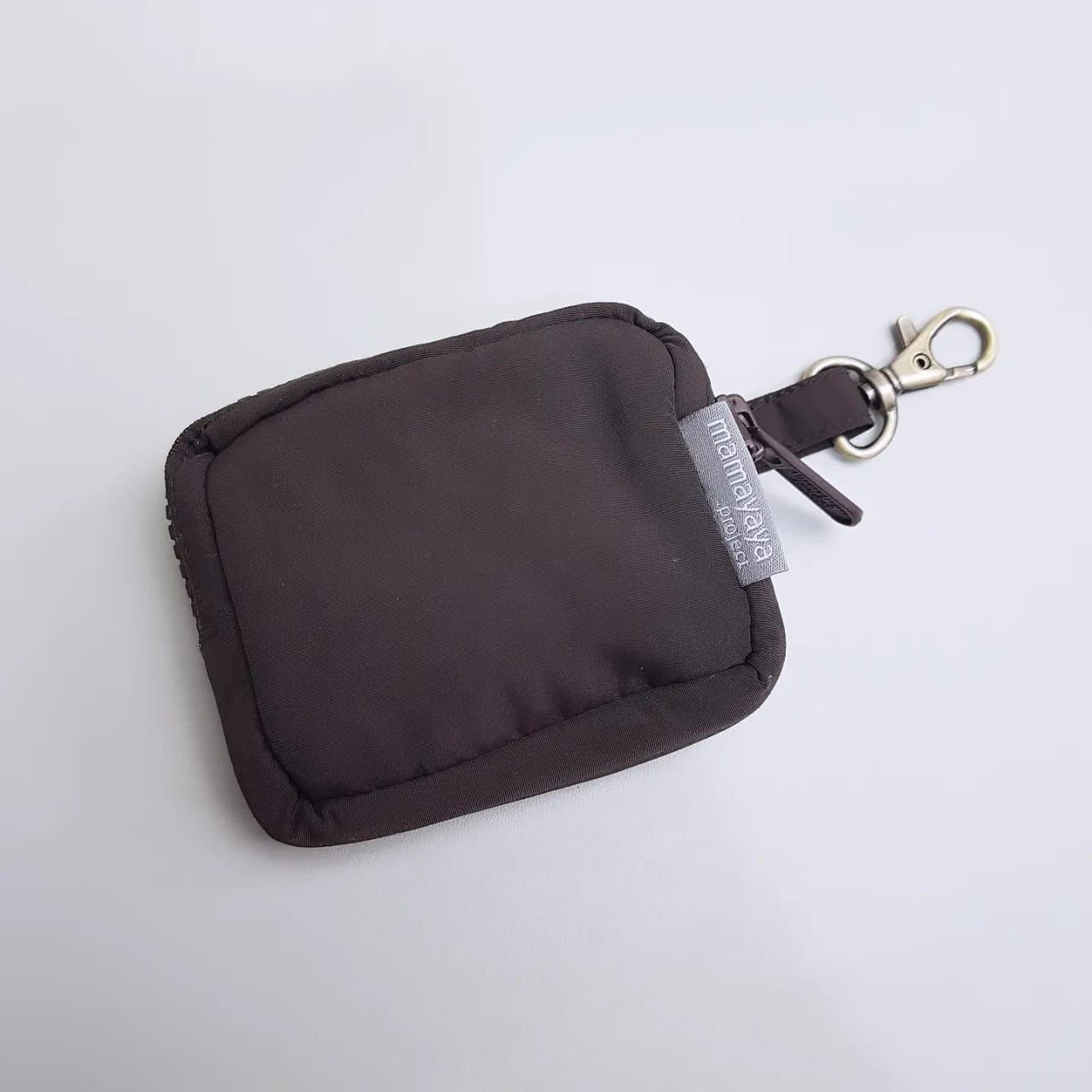 POUCH COIN_C6172_DARK BROWN (TASLAN)