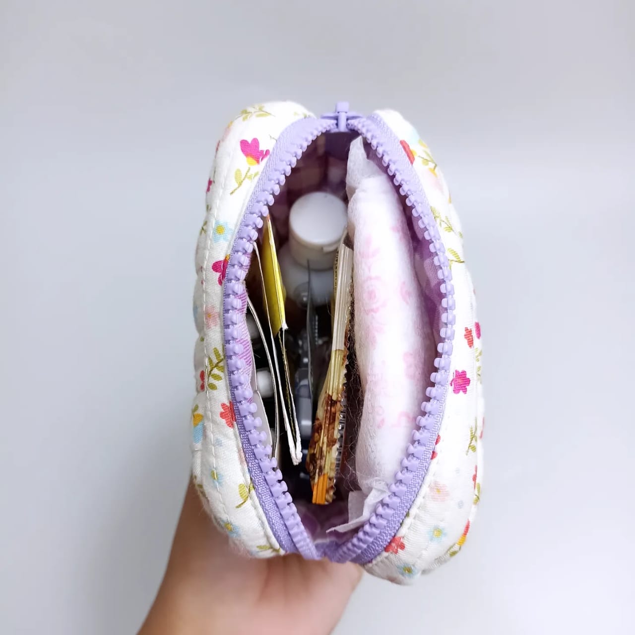 MINI POUCH QUILTED_A6192_CANNA CREAM