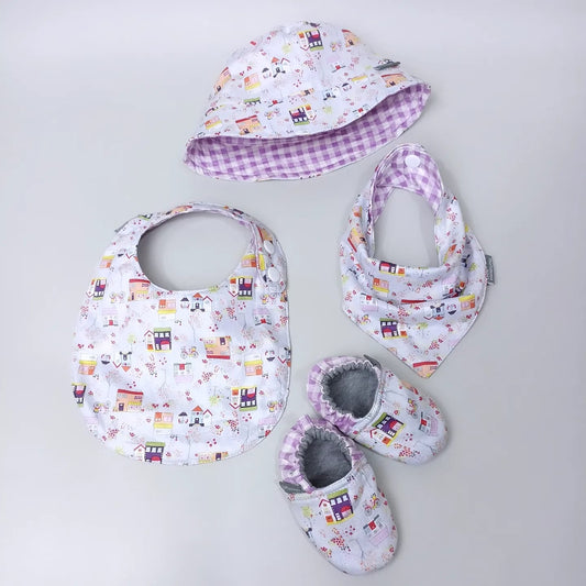 SET BABY | BUCKET HAT | BIBS | BABY SHOES_A6248_RUMAH BIRU