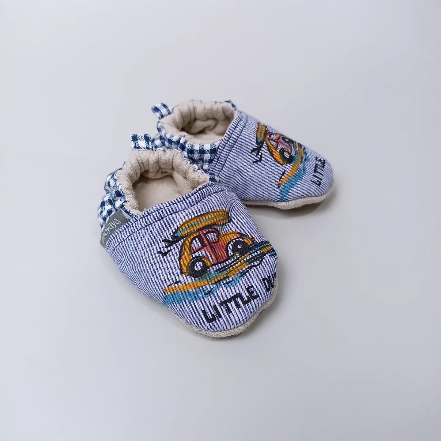 SET BABY | BUCKET HAT | BIBS | BABY SHOES_A6257_CAMPER VAN DENIM