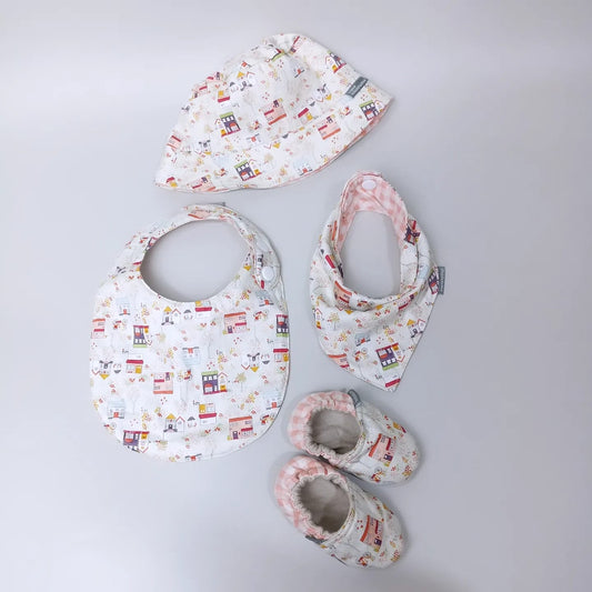 SET BABY | BUCKET HAT | BIBS | BABY SHOES_A6259_RUMAH ABU