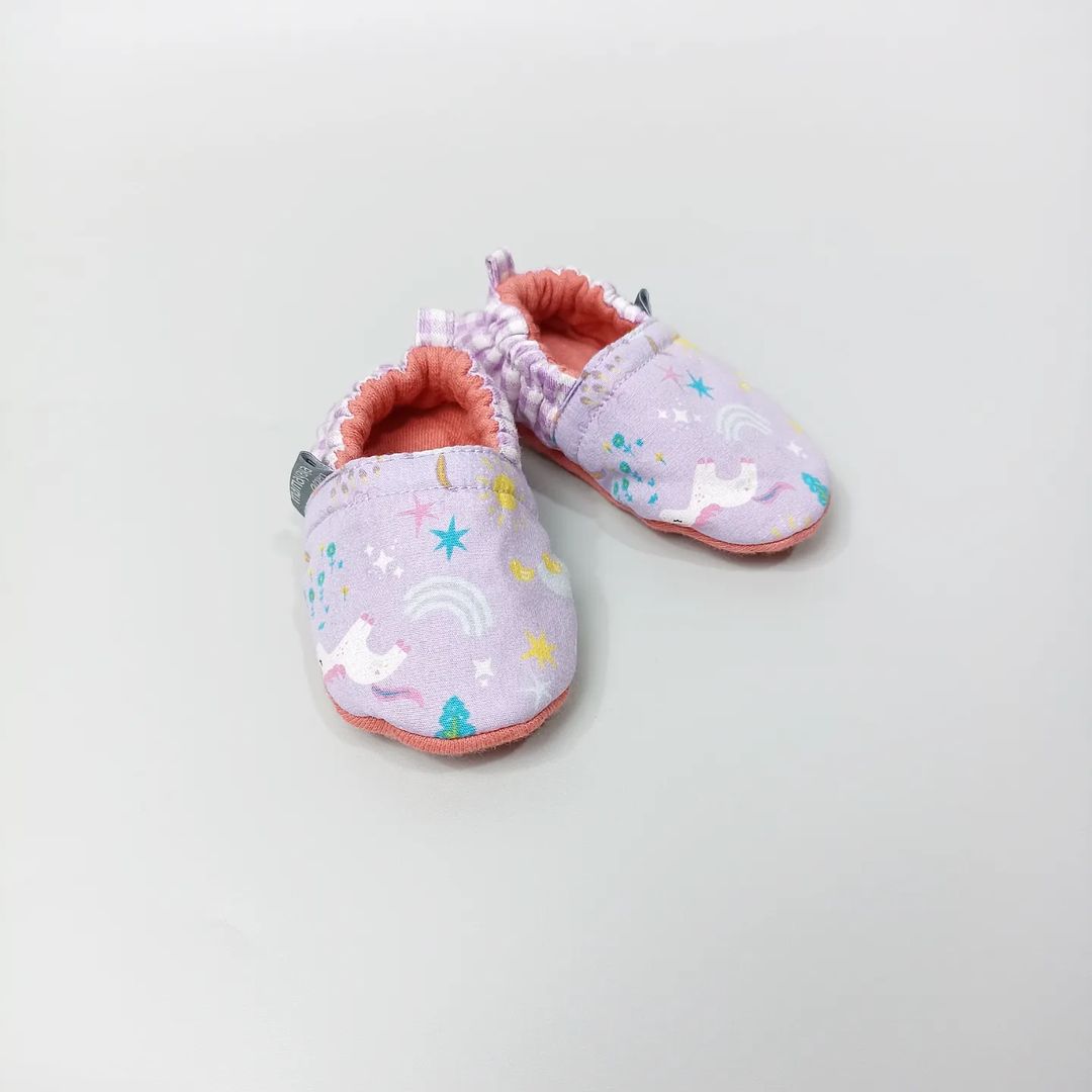 SET BABY | BUCKET HAT | BIBS | BABY SHOES_A6278_MINI UNICORN LILAC