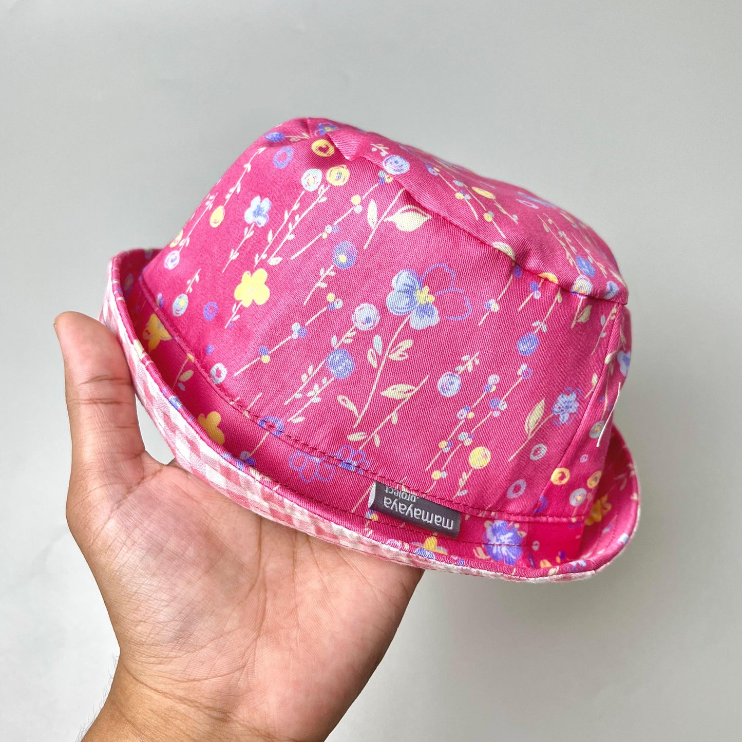 SET BABY | BUCKET HAT | BIBS | BABY SHOES_A349_TANGKAI PANJANG DASAR PINK