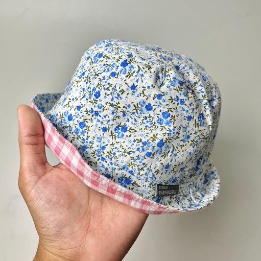 BUCKET HAT_A7170_BUNGA IRIS BIRU_48