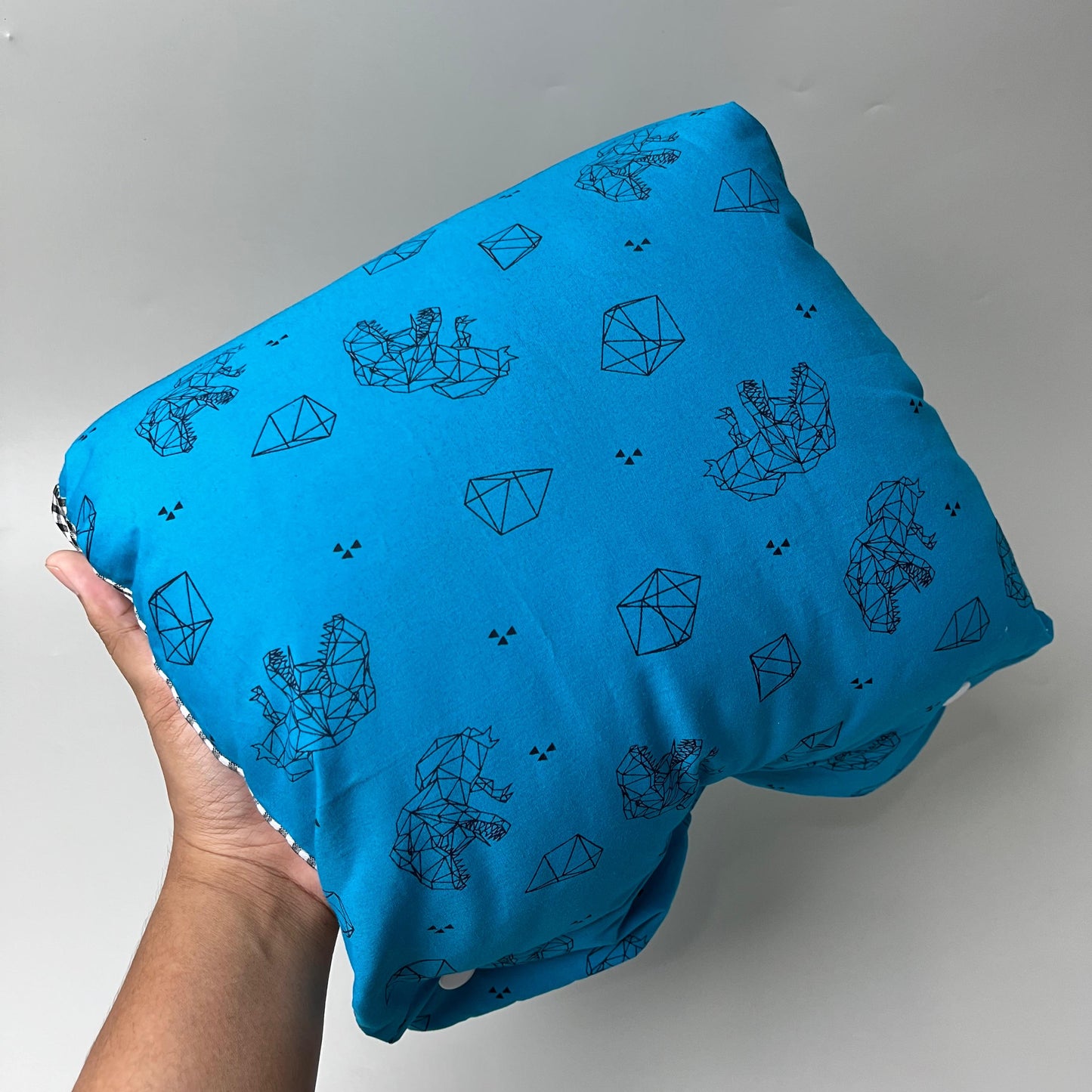 TRAVEL NURSING ARM PILLOW_⁠B6017_ORIGAMI DINO