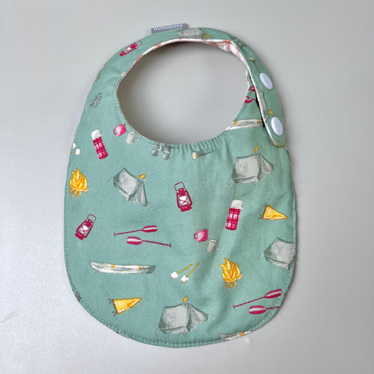 ROUND BIBS_A6336_CAMPING HIJAU