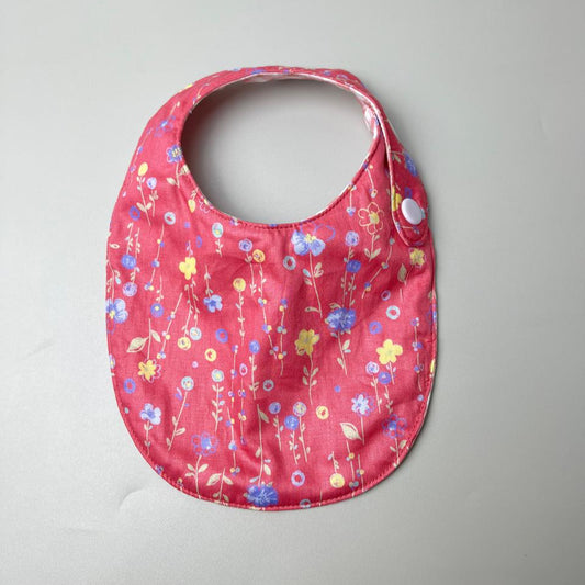 ROUND BIBS_A349_TANGKAI PANJANG DASAR PINK