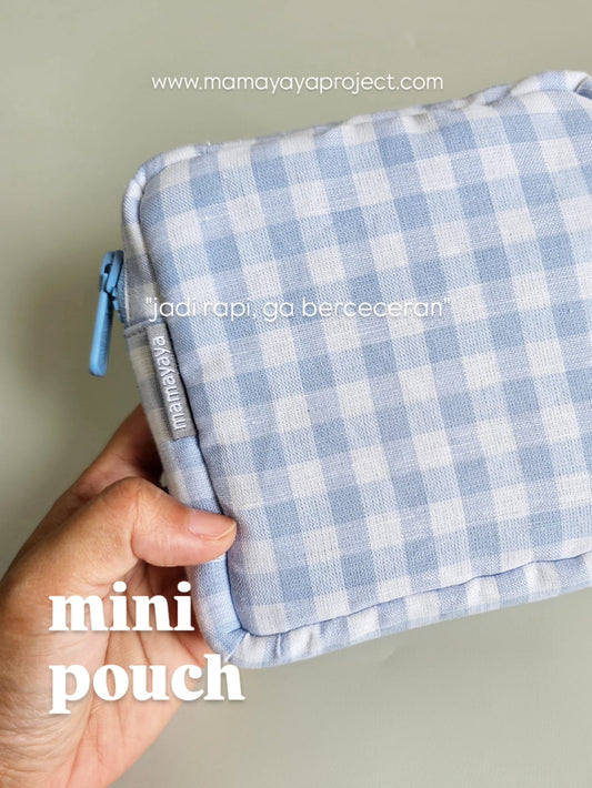 MINI POUCH PUFFY_C6371_KOTAK BIRU