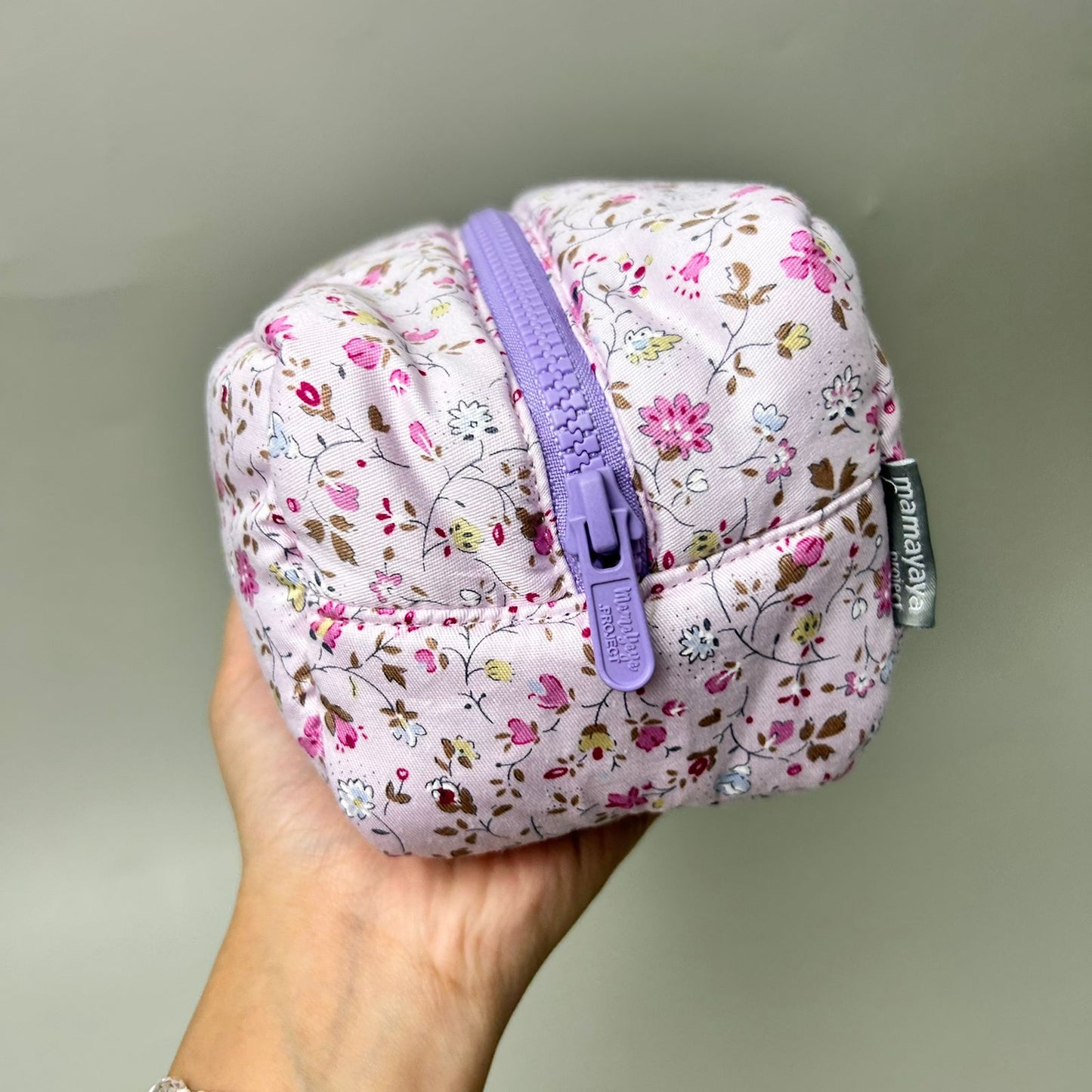 COSMETIC POUCH PUFFY_A7179_GHYPSOPHILA LILAC