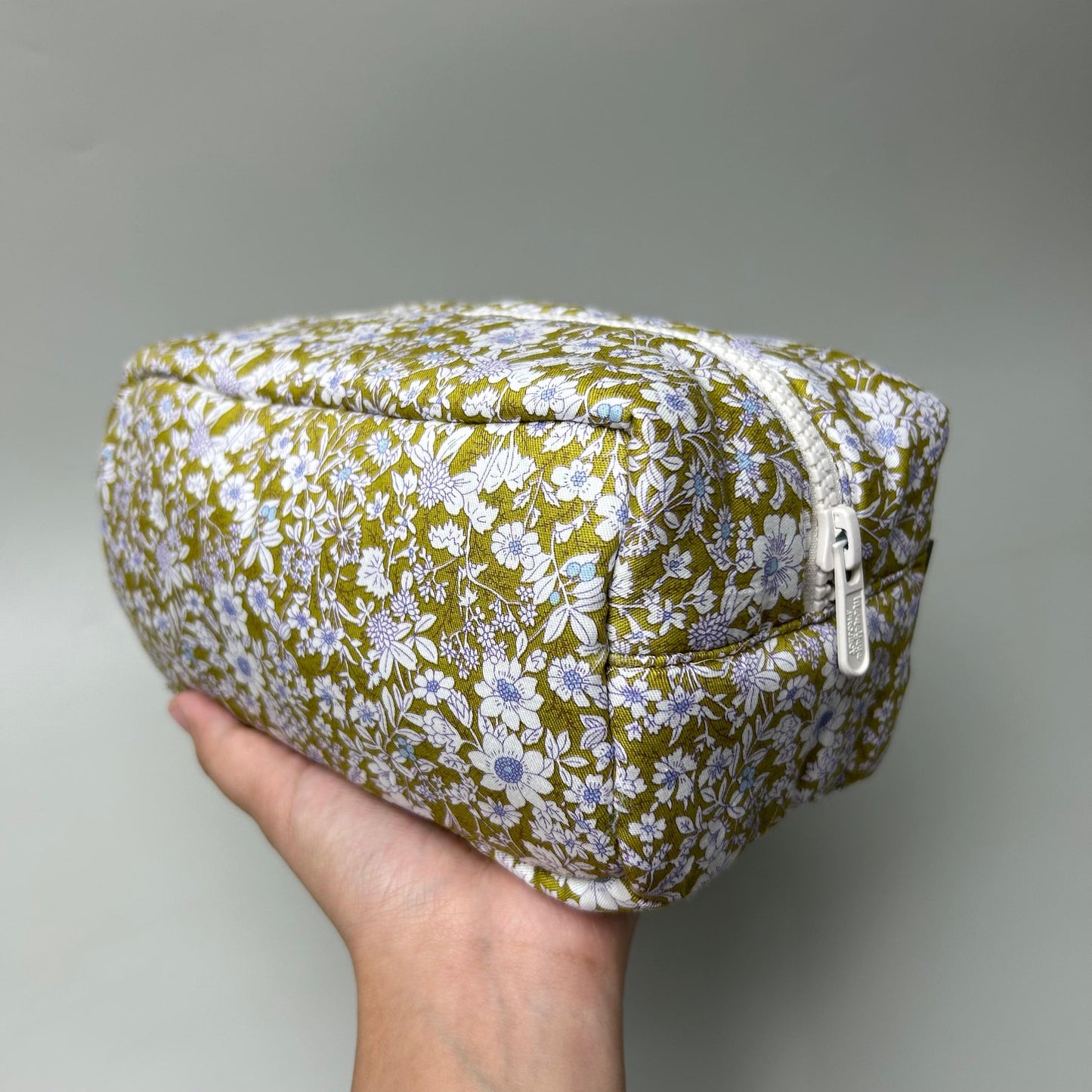 COSMETIC POUCH PUFFY_A7048_MINI KRISAN HIJAU