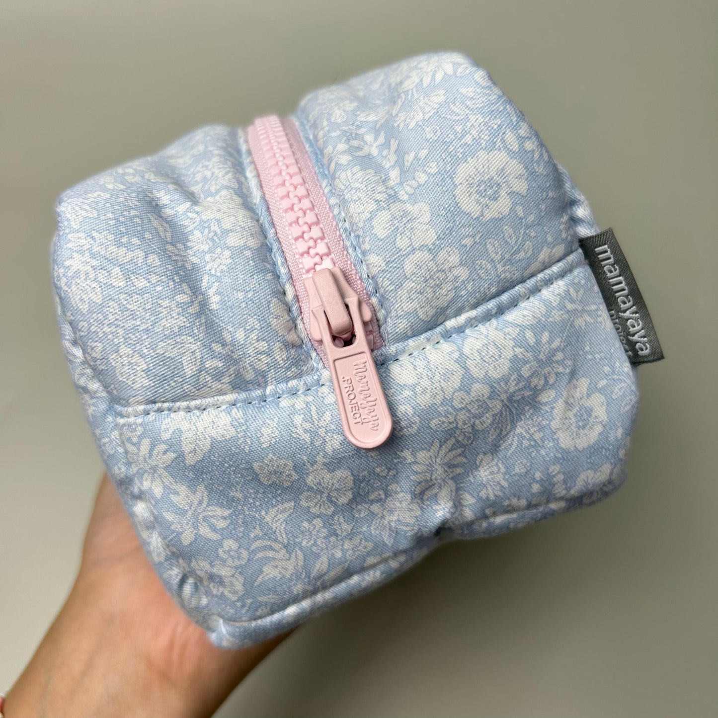 COSMETIC POUCH PUFFY_A7113_DANDELION BLUE
