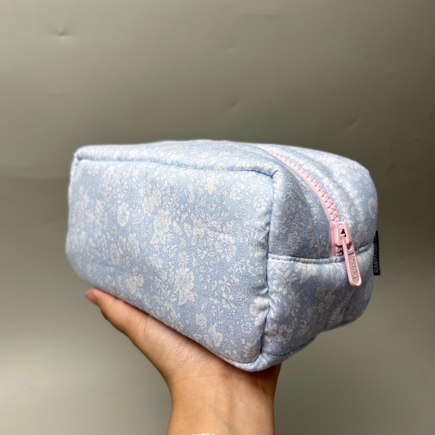 COSMETIC POUCH PUFFY_A7113_DANDELION BLUE