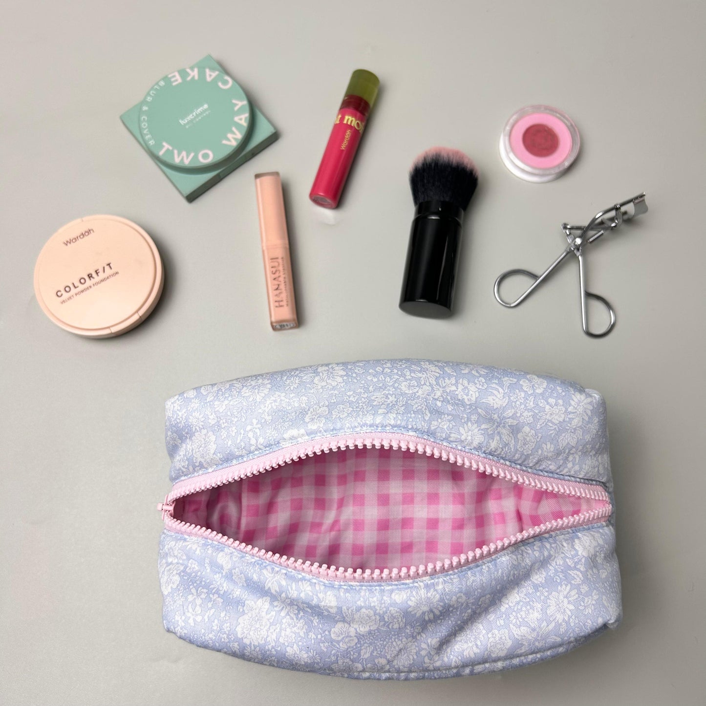 COSMETIC POUCH PUFFY_A7113_DANDELION BLUE