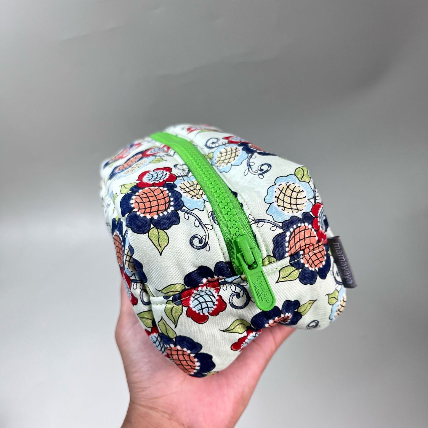 COSMETIC POUCH PUFFY_A7033_PASSIFLORA FLOWER