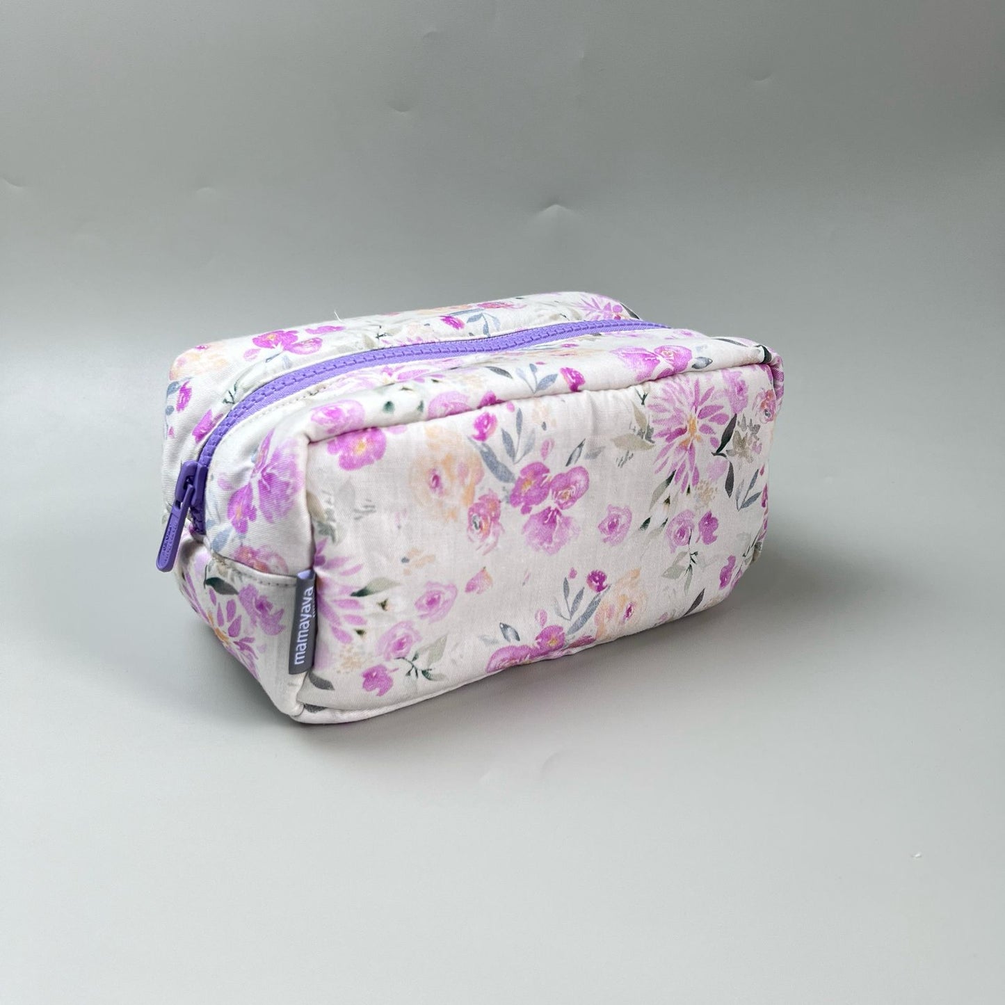 COSMETIC POUCH PUFFY_A7211_ANYELIR UNGU