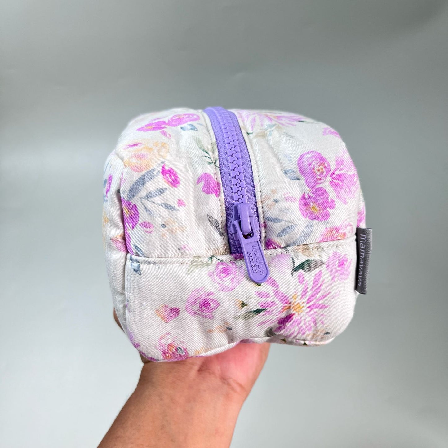 COSMETIC POUCH PUFFY_A7211_ANYELIR UNGU