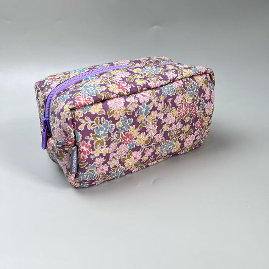 COSMETIC POUCH PUFFY_A7051_CALENDULA UNGU