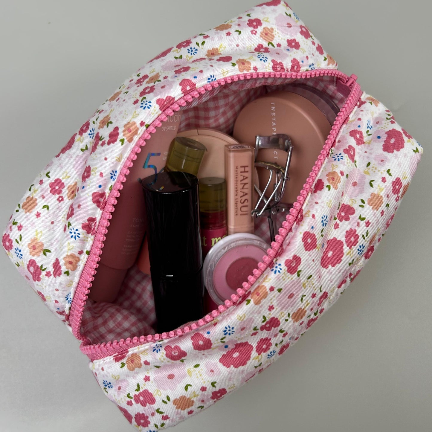 COSMETIC POUCH PUFFY_A7017_NIGELLA PINK