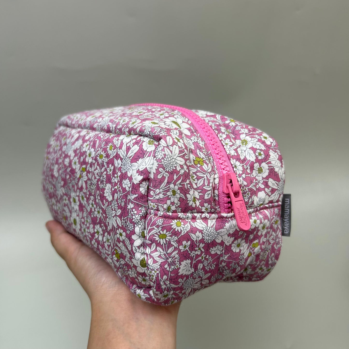 COSMETIC POUCH PUFFY_A7053_MINI KRISAN PINK