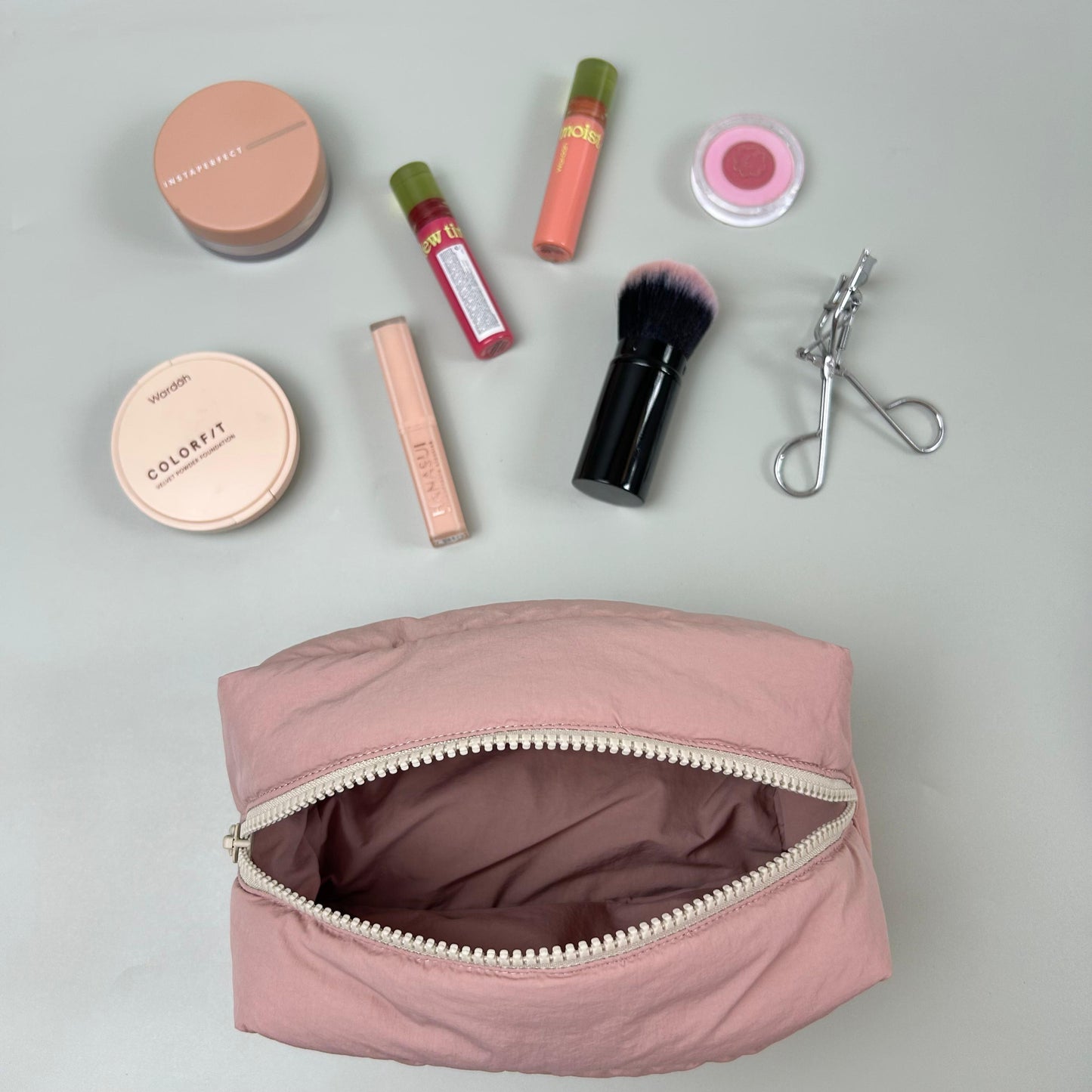COSMETIC POUCH PUFFY_C7089_PRIMEROSE