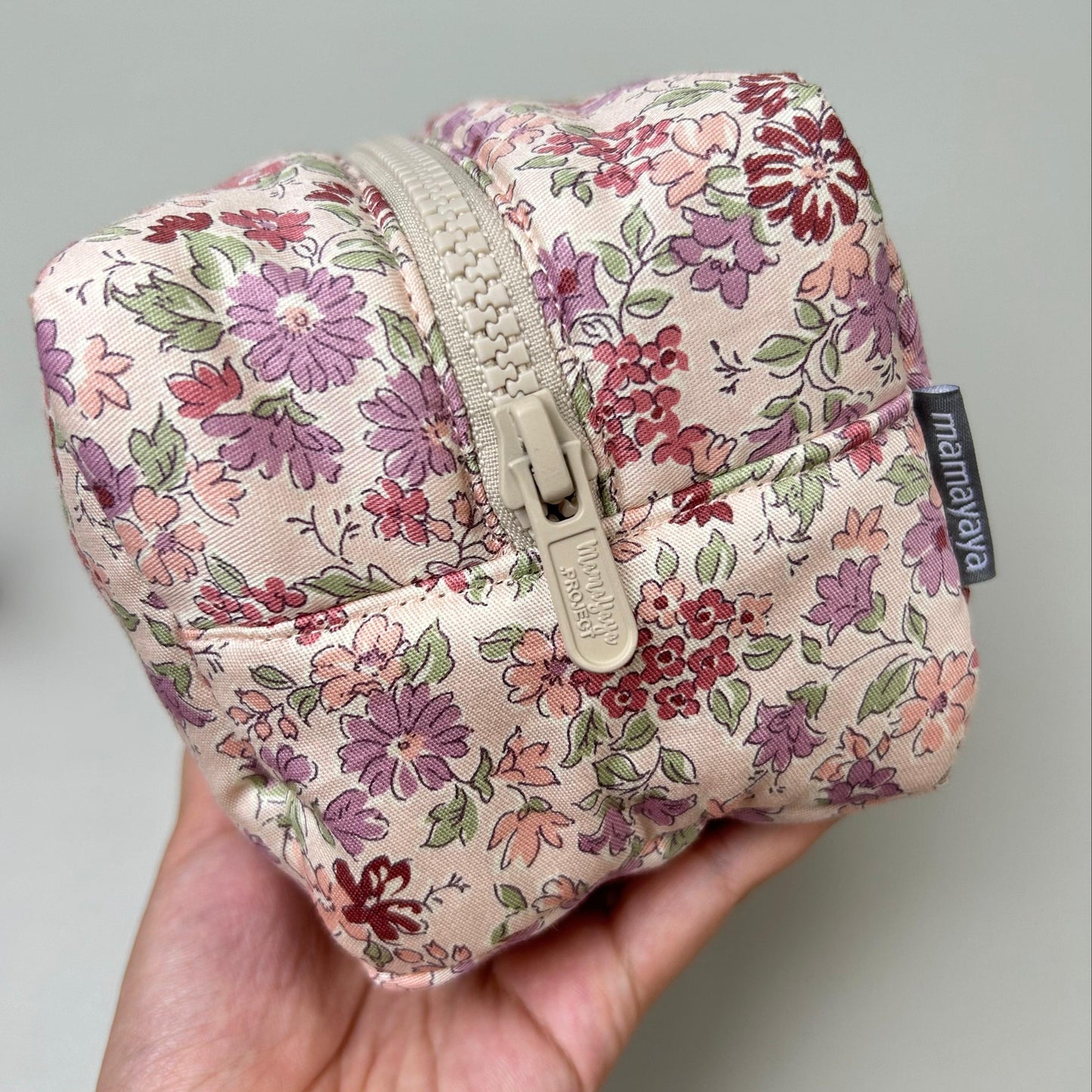 COSMETIC POUCH PUFFY_A7052_CALENDULA PINK