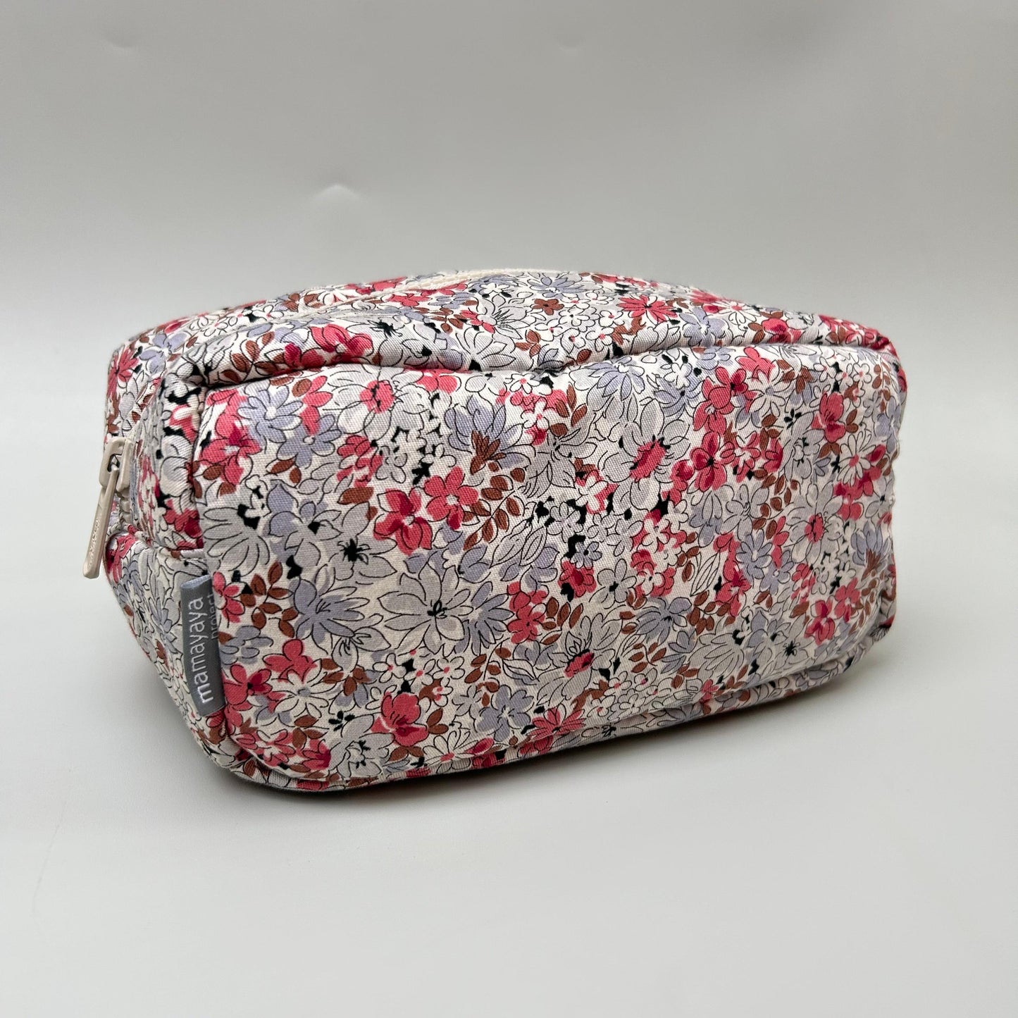 COSMETIC POUCH PUFFY_A7178_AZALEA MAROON