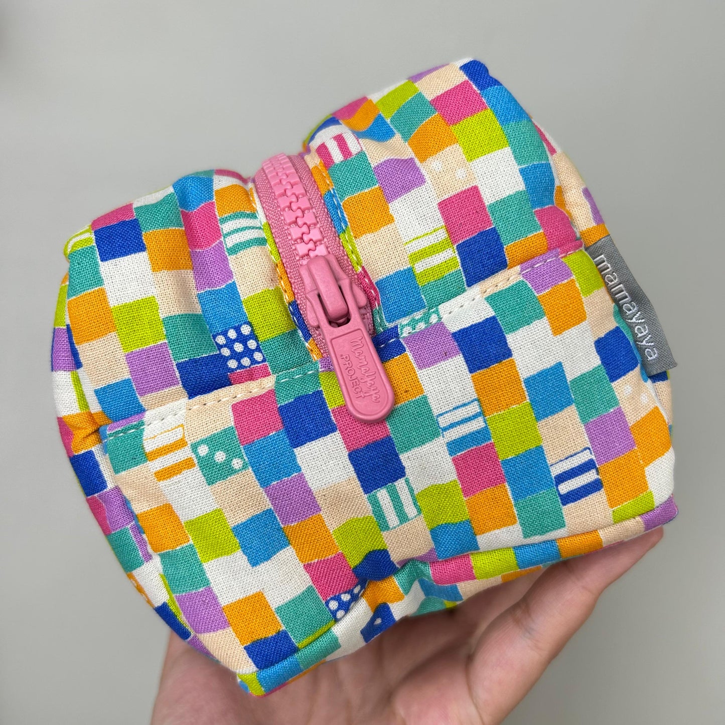 COSMETIC POUCH PUFFY_C7058_DADU PINK