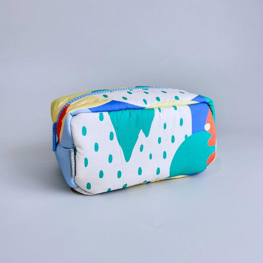 COSMETIC POUCH PUFFY_A7030_ANIMALS SUN