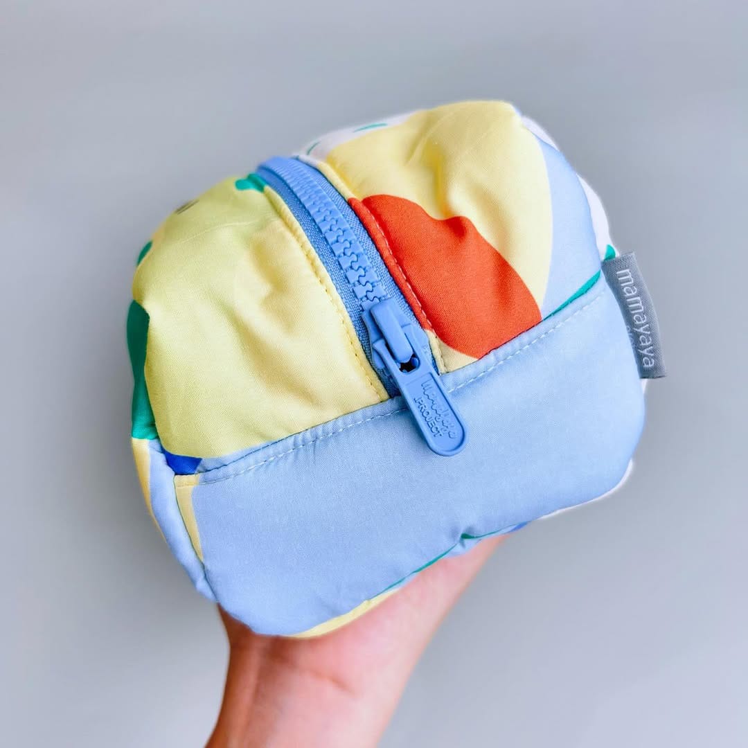 COSMETIC POUCH PUFFY_A7030_ANIMALS SUN