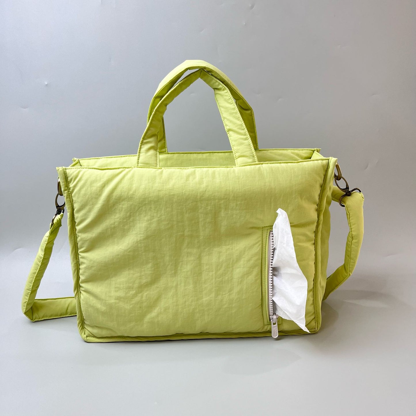 LAPTOP BAG + HAND SANITIZER_C6364_LIME GREEN (TASLAN)