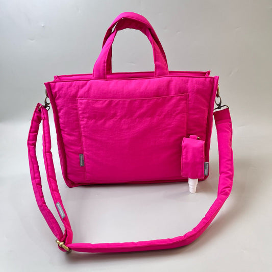LAPTOP BAG + HAND SANITIZER_C7091_FUCHSIA