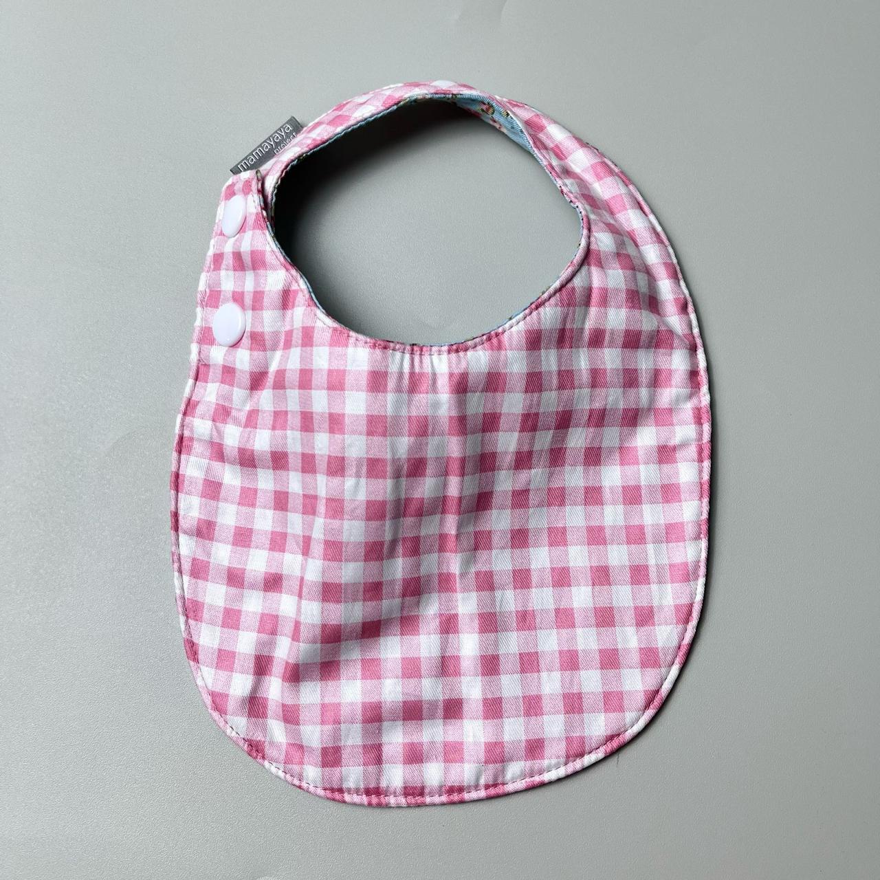 ROUND BIBS_A3008_ROSE DASAR BIRU