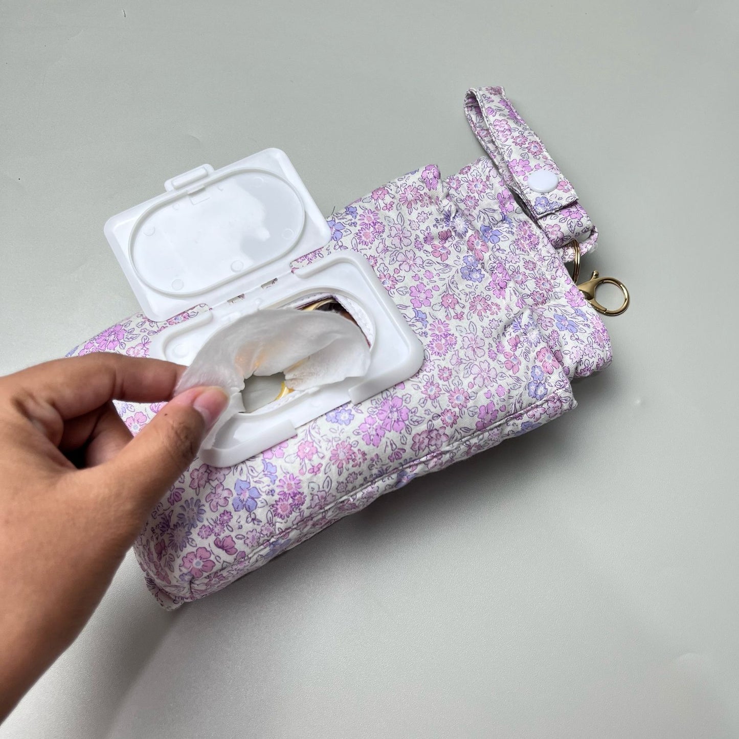 TISSUE POUCH 2 IN 1_A7269_MINI ASTER UNGU